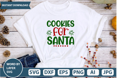 Cookies For Santa svg