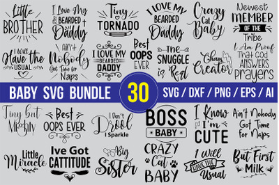 Baby SVG Bundle