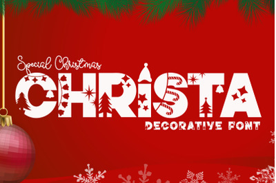 Christa - Christmas Decorative Font