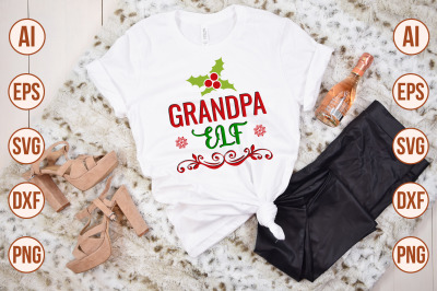 grandpa elf SVG