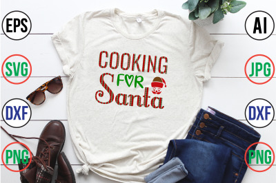 Cooking for Santa SVG