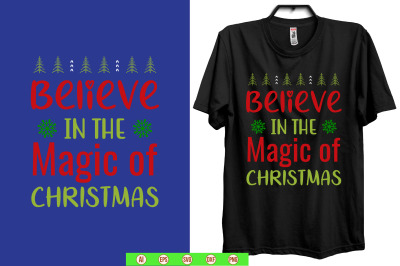 Believe in the Magic of Christmas svg