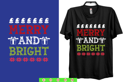 Merry and Bright svg