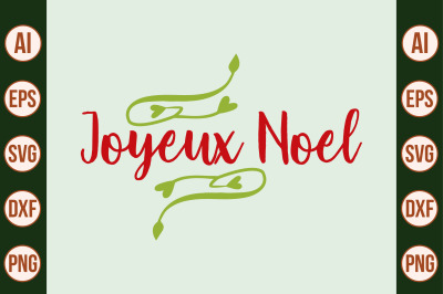 Joyeux Noel svg