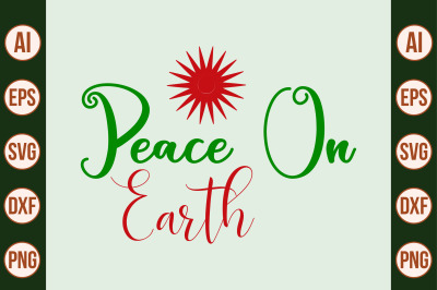 Peace on Earth svg