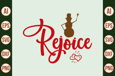 Rejoice svg