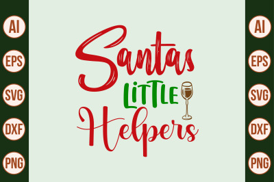 Santas Little Helpers svg