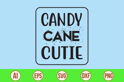 Candy Cane Cutie svg