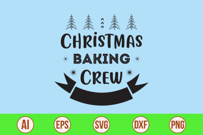 Christmas Baking Crew svg