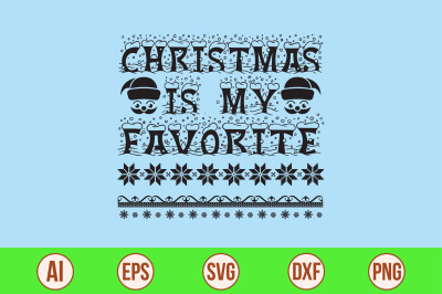 Christmas is My Favorite svg