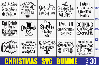 Christmas SVG Design Bundle