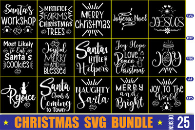 Christmas SVG Design Bundle