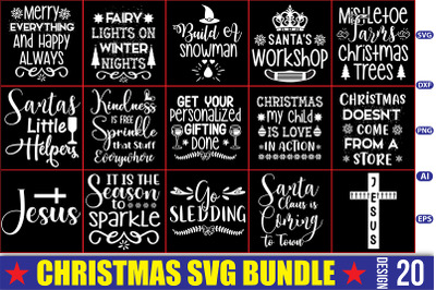 Christmas SVG Design Bundle