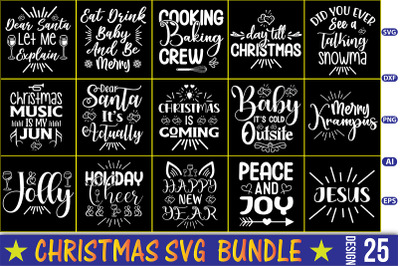 Christmas SVG Design Bundle