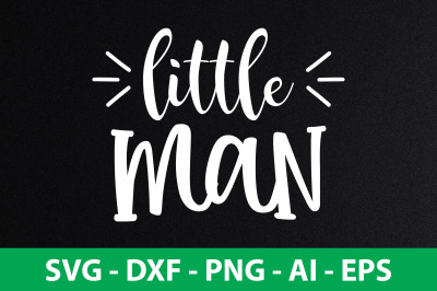 little man svg cut file