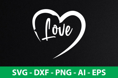 LOve svg cut file