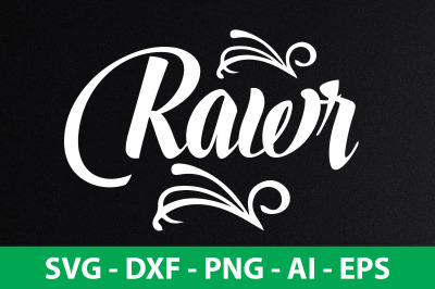 Rawr svg cut file