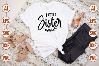 Little Sister svg cut file