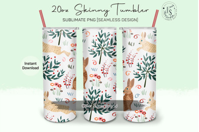 Rabbit Bunny 20oz Tumbler Sublimation