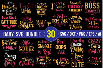 Baby SVG Bundle