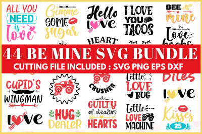 Be Mine SVG bundle