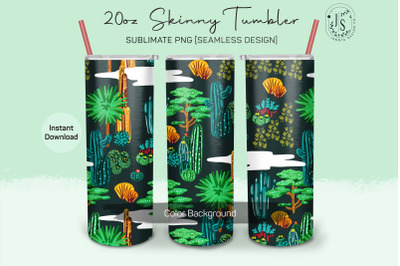 Cactus, Succulent Garden 20oz Tumbler Sublimation