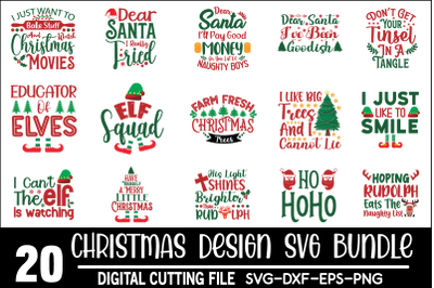 Christmas Svg Bundle free digital download commercial use svg files fo