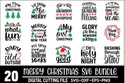 Christmas Svg Bundle free digital download commercial use svg files fo
