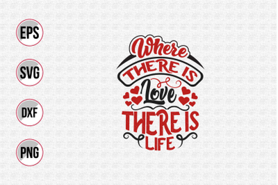 Valentines day quotes vector design template