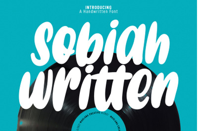 Sobiah Written Handwritten Font