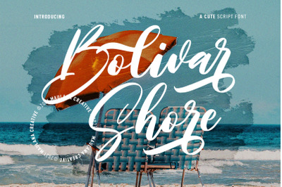 Bolivar Shore Cute Script Font