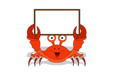 cute crab animal cartoon