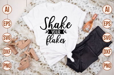 Shake Your Flakes svg