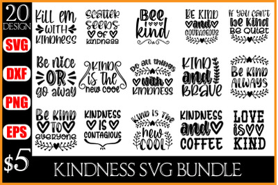 kindness svg bundle