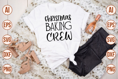 Christmas Baking Crew svg cut file