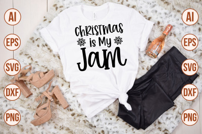 Christmas is My Jam svg cut file