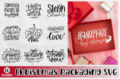 Christmas Packaging Sticker Bundle&2C; Small Business Sticker