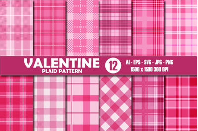 Valentine Plaid Pattern