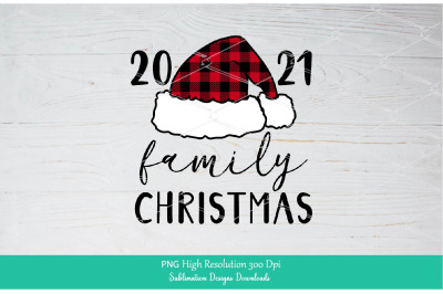 Christmas Family 2021 Sublimation PNG