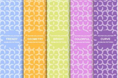 Bright seamless color patterns