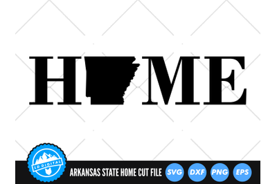 Arkansas Home SVG | Arkansas Home State Sign Cut File | USA States SVG