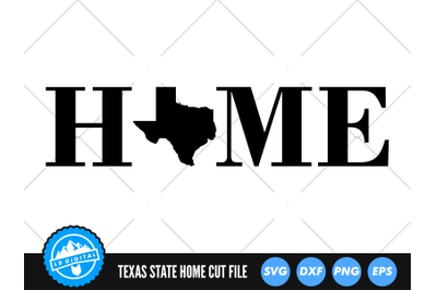 Texas Home SVG | Texas Home State Sign Cut File | USA States SVG