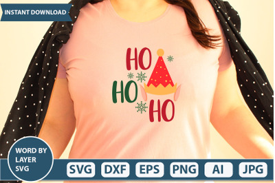 HO HO HO svg cut file