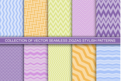 Color striped seamless patterns