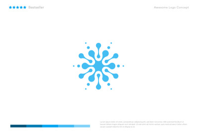 Snowflake Logo Template