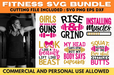 Fitness SVG Bundle