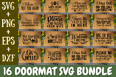 Doormat SVG Bundle