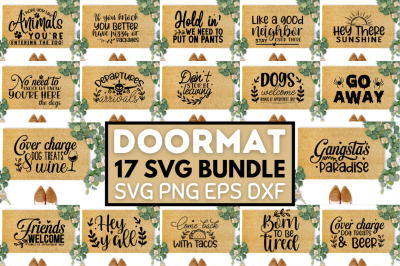 Doormat SVG Bundle