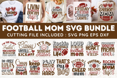 Football Mom SVG Bundle