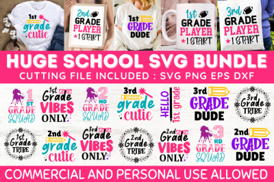 Huge School SVG Bundle